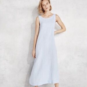 Haven Well Within Boat Neck Sleeveless Maxi Linen Dress